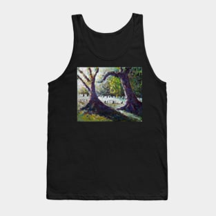 Western Sunlight - Acrylic on Canvas Panel Tank Top